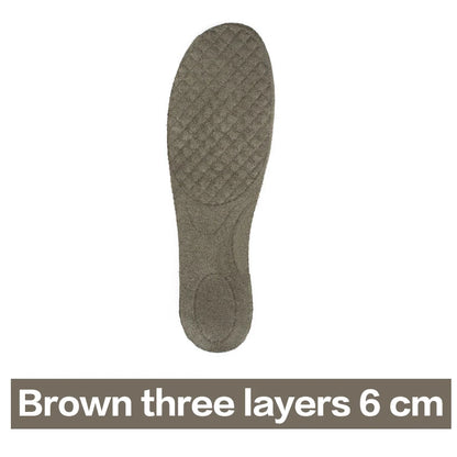 6cm Adjustable insole Unisex Quality Insoles Insert Higher Shoe Pad Memory Foam Lifts Inserts Free Size Cushion for Men Women