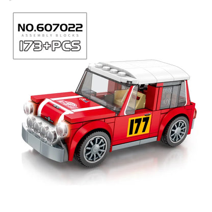 67 models City Racing Car Speed Champions Sports Building Blocks Bricks Classic Rally Super Racers F1 Great Vehicles kits toys