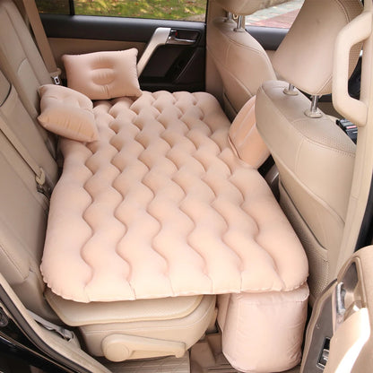 Airbed Household Outdoor Single Double Air Bed Thickened Folding Inflatable Convenient Mattress Sleep Rest for Car SUV Travel
