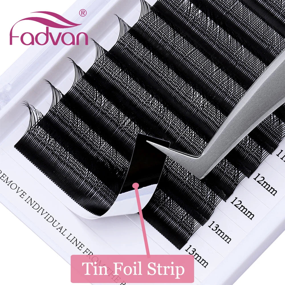 Vente en gros 10 pièces/lot extension de cils en forme de YY faux cils construction maille entourage croix YY/VV cils pointe fendue fournitures de maquillage