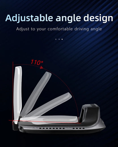 C3 Navigation Mirror  HUD Car Head up Display with OBD2 HD GPS Navigation Bluetooth Windshield Speed Projector Security Alarm