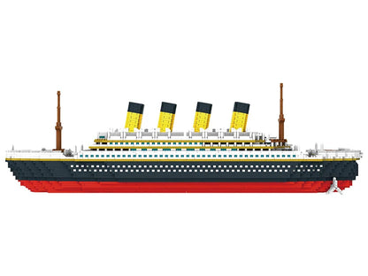3800 Pcs Diamond Mini Blocks Model Building Bricks Ship Rms Cruise Titanic Sets Kits City Technical
