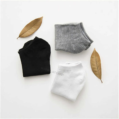 6 Pairs/Lot Cotton Socks Thin Breathable Socks High Quality No Show Boat Socks Short Men Women Insert Pads