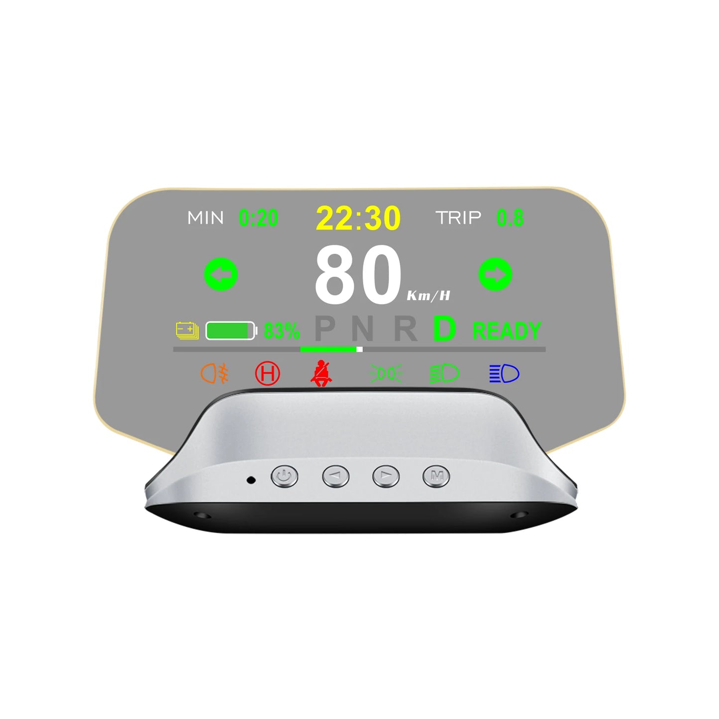 Adapt model3&Y heads-up display speed time power gear synchronization hd projection dashboard