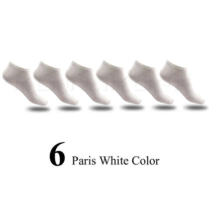 6 Pairs/Lot Cotton Socks Thin Breathable Socks High Quality No Show Boat Socks Short Men Women Insert Pads