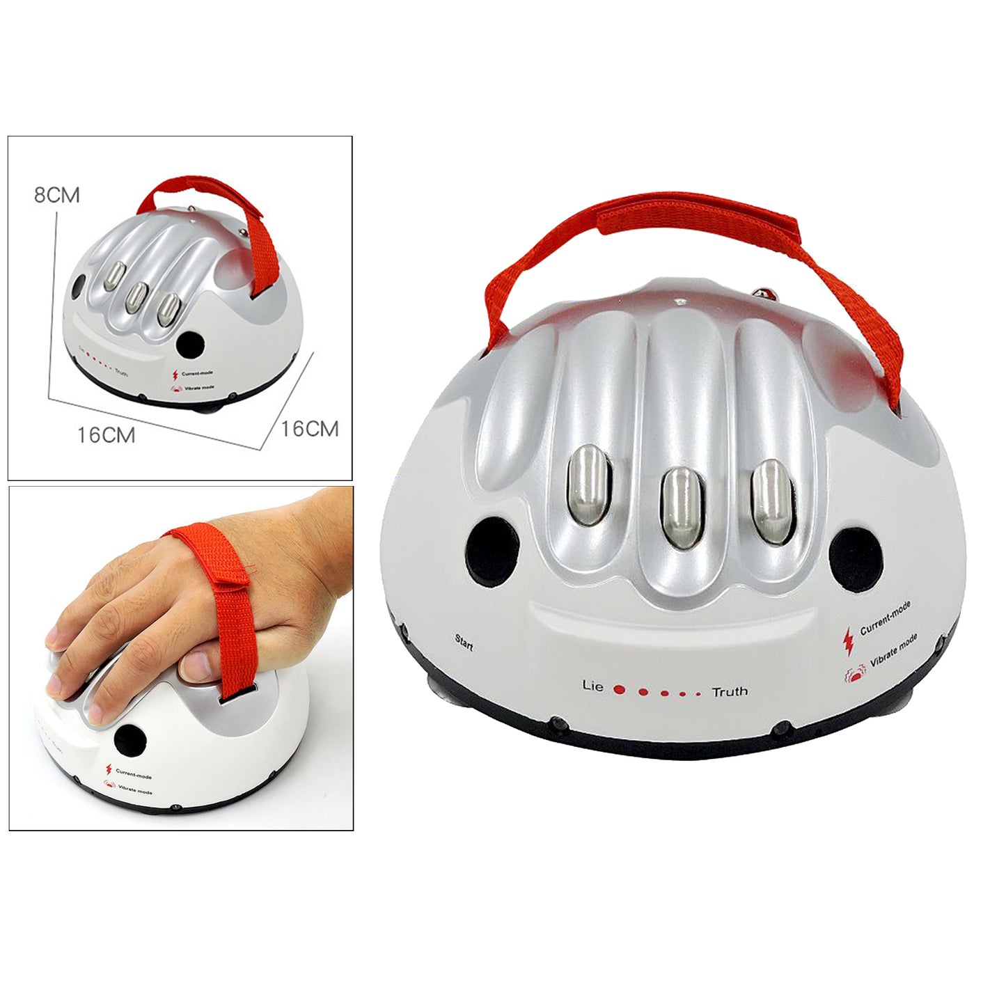 Detector de mentiras en miniatura para adultos, divertido y complicado, ajustable, para fiestas, juguetes para niños y adultos