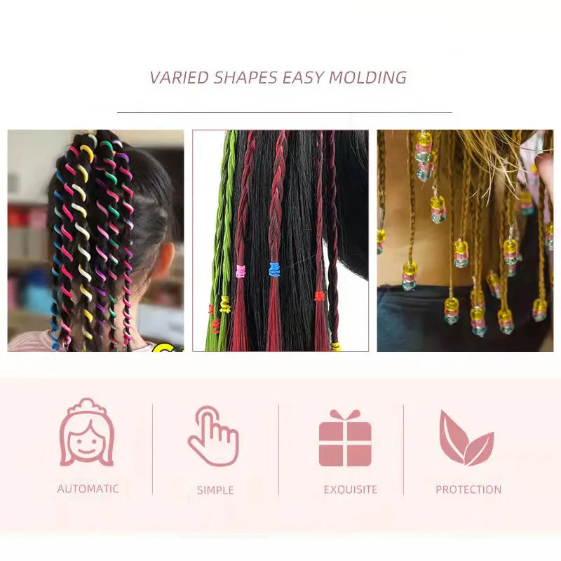 Automatic Hair BraiderElectric DIY Hair Weave Machine Twist Knitting Roll Twisted Braiding Hair Styling Tools Girl Gift