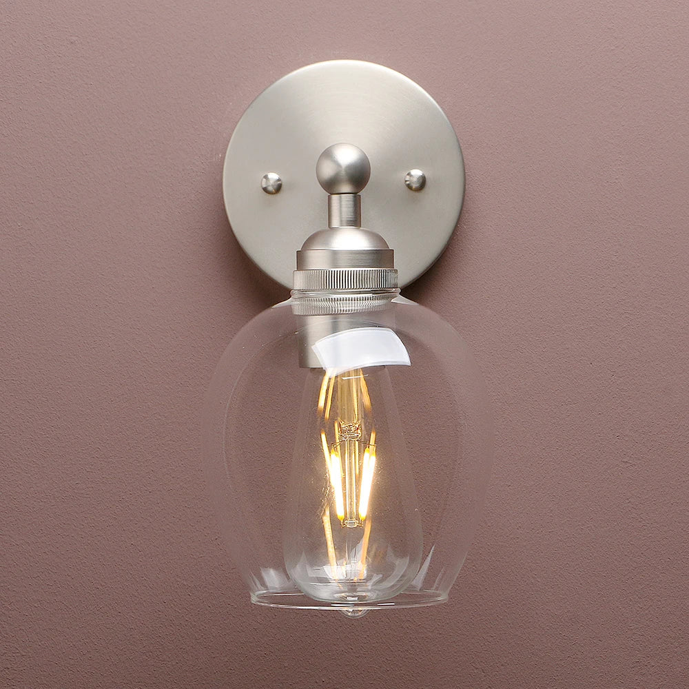 Permo Nordic Industrial Loft Rustic Glass Wall Light , Decorative Lighting for Kitchen Bedroom Corridor Cafe Bar Restaurant