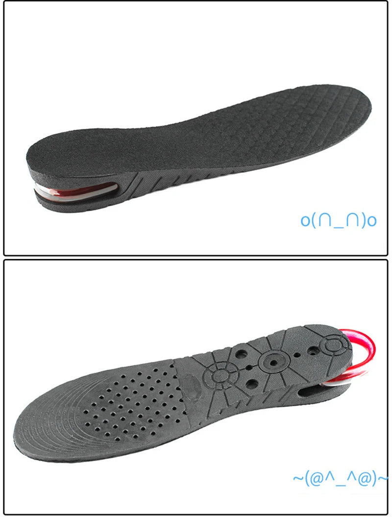 6cm Adjustable insole Unisex Quality Insoles Insert Higher Shoe Pad Memory Foam Lifts Inserts Free Size Cushion for Men Women