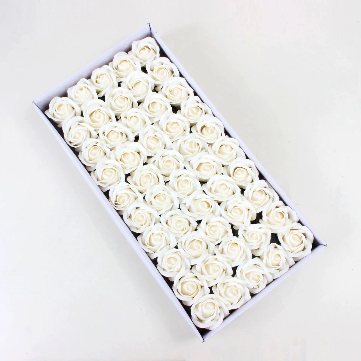 50 Pieces 5 CM Artificial soap flower Wedding Home decoration accessories Diy Festival Candy box Bath flower Scrapbooking Brooch