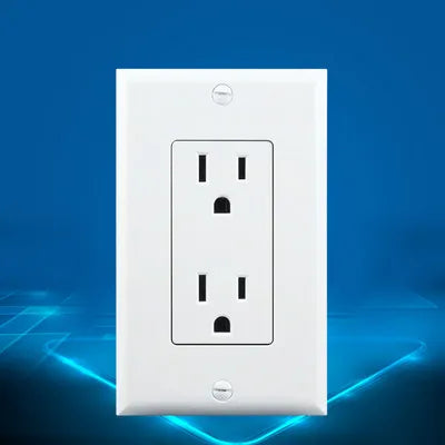 15 A/20 A 110 V-250 V Estados Unidos 1 2 enchufes Autenticación UL Toma estándar de EE. UU. Toma de corriente de América del Norte Interruptor de pared