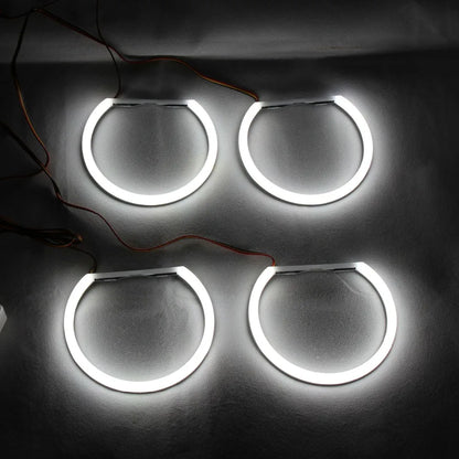 RGBW Angel Eyes Revolving Dynamic Cotton LED Sequential Flowing Bluetooth Wireless Control For 3 5 7 Series BMW E36 E38 E39 E46