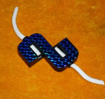 2pcs Zig Zag Rope Magic Tricks Close Up Illusions Gimmick Props Funny Classic Toy