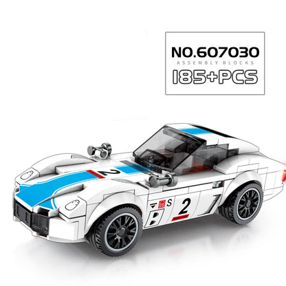 67 models City Racing Car Speed Champions Sports Building Blocks Bricks Classic Rally Super Racers F1 Great Vehicles kits toys