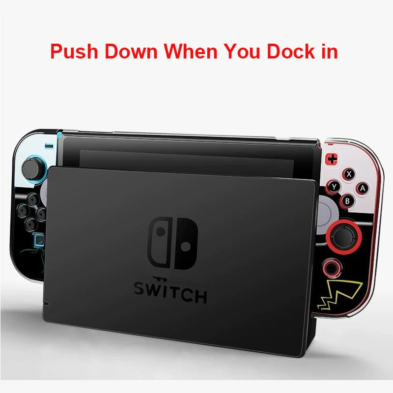 10 X Detachable Colorful PC Case Fundas For Nintendos Nintend Switch NS NX Cases Hard Plastic Back Cover Shell Coque Ultra Thin