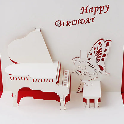 38 Styles 3D Pop Up Greeting Card Love In Hands Birthday Wedding Halloween Christmas Valentines' Day New Year Xmas Kids Gift