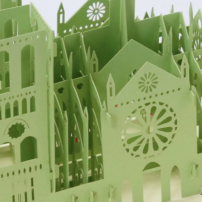 3D Pop UP Invitations Card 3D Paper World Attractions Birthday Greeting Cards 3D Tourist Postcard Save The Date Boy Gift Card