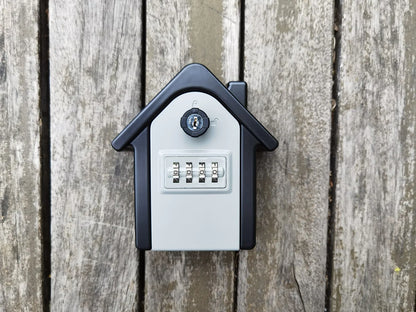 4-digit Combination Code Key Unlock Anti-theft Storage Box Wall-mounted Large Key Safe