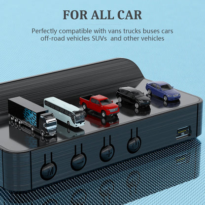 WiiYii M3 HUD Affichage tête haute OBD2 Ordinateur de bord Projecteur de vitesse OBD2 Auto Ordinateur de bord Alarme de kilométrage de carburant Accessoires de voiture