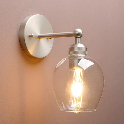 Permo Nordic Industrial Loft Rustic Glass Wall Light , Decorative Lighting for Kitchen Bedroom Corridor Cafe Bar Restaurant