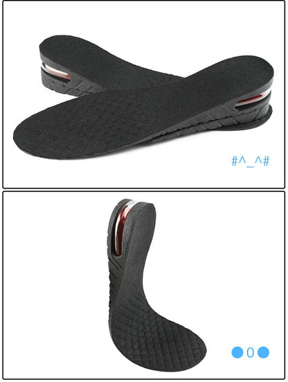 6cm Adjustable insole Unisex Quality Insoles Insert Higher Shoe Pad Memory Foam Lifts Inserts Free Size Cushion for Men Women