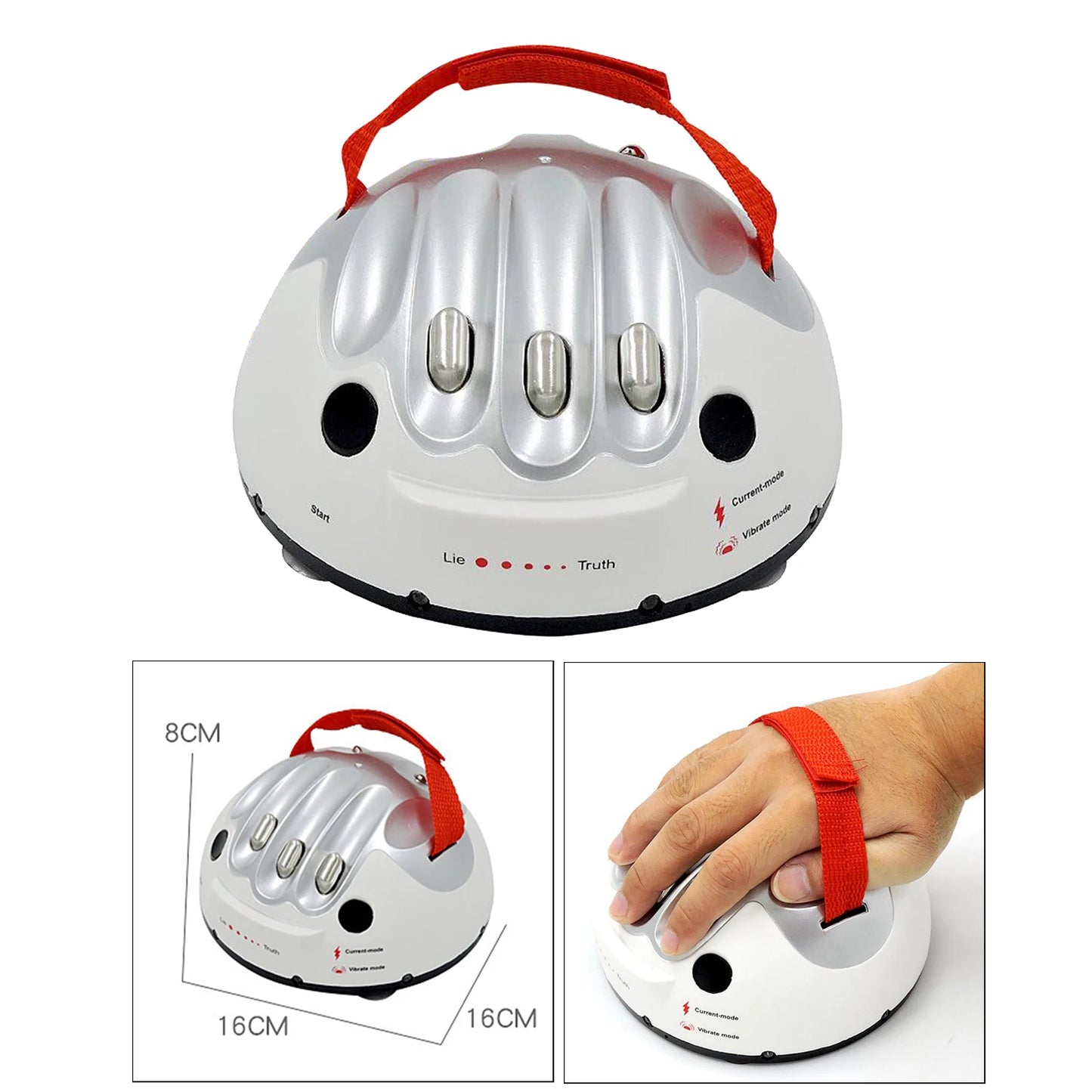 Detector de mentiras en miniatura para adultos, divertido y complicado, ajustable, para fiestas, juguetes para niños y adultos