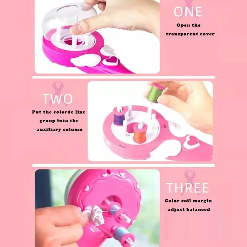Automatic Hair BraiderElectric DIY Hair Weave Machine Twist Knitting Roll Twisted Braiding Hair Styling Tools Girl Gift