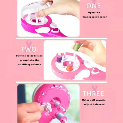 Automatic Hair BraiderElectric DIY Hair Weave Machine Twist Knitting Roll Twisted Braiding Hair Styling Tools Girl Gift