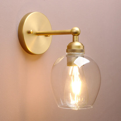Permo Nordic Industrial Loft Rustic Glass Wall Light , Decorative Lighting for Kitchen Bedroom Corridor Cafe Bar Restaurant