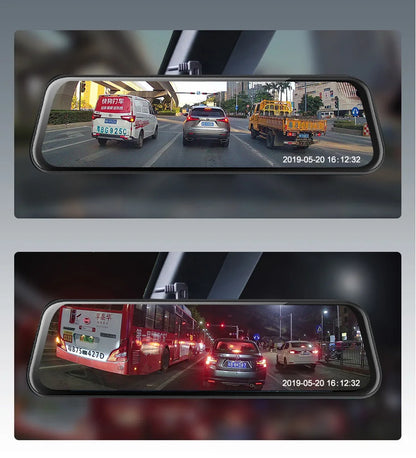 Car DVR 2.5K 10 Inch Rear View Mirror Video Recorder Dash Cam Sony Lens Ultra HD 2560*1440P Camera Streaming Rearview Mirror