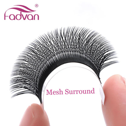 Vente en gros 10 pièces/lot extension de cils en forme de YY faux cils construction maille entourage croix YY/VV cils pointe fendue fournitures de maquillage