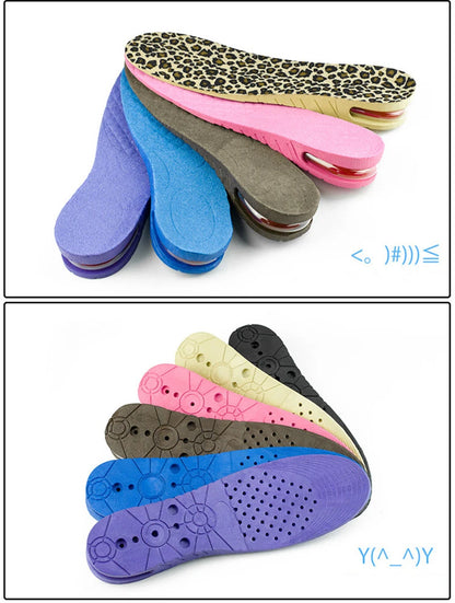 6cm Adjustable insole Unisex Quality Insoles Insert Higher Shoe Pad Memory Foam Lifts Inserts Free Size Cushion for Men Women