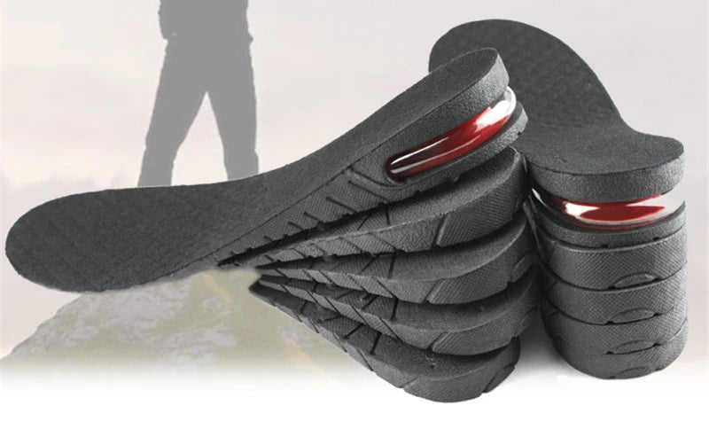 6cm Adjustable insole Unisex Quality Insoles Insert Higher Shoe Pad Memory Foam Lifts Inserts Free Size Cushion for Men Women