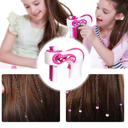 Trenzadora de cabello automática, máquina eléctrica para tejer cabello, bricolaje, rollo de tejido torcido, herramientas de peinado para trenzas torcidas, regalo para niña