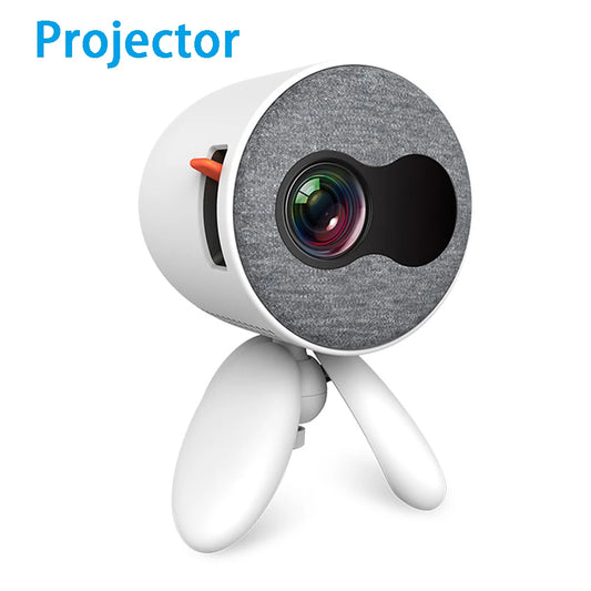 Proyector doméstico YG220 LED Mini proyector portátil con soporte Pantalla de alta definición 1080p Proyector de video para cine en casa