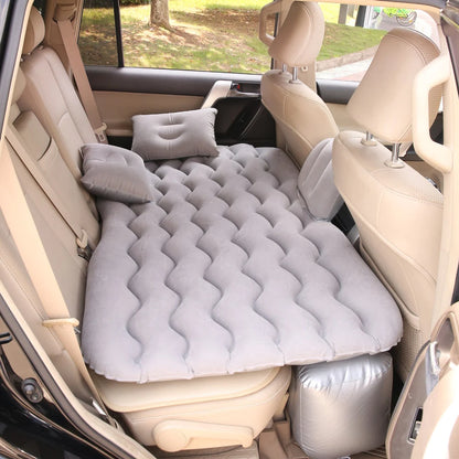 Airbed Household Outdoor Single Double Air Bed Thickened Folding Inflatable Convenient Mattress Sleep Rest for Car SUV Travel