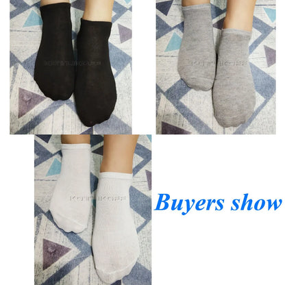 6 Pairs/Lot Cotton Socks Thin Breathable Socks High Quality No Show Boat Socks Short Men Women Insert Pads