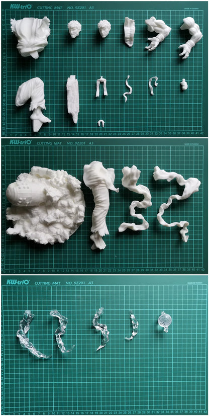 Kit de figura de resina Street Fighter Ryu Satsui no Hado [2 cabezas] 1/6 Anime sin pintar Garage Resin Kit Modelo GK