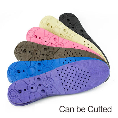 6cm Adjustable insole Unisex Quality Insoles Insert Higher Shoe Pad Memory Foam Lifts Inserts Free Size Cushion for Men Women