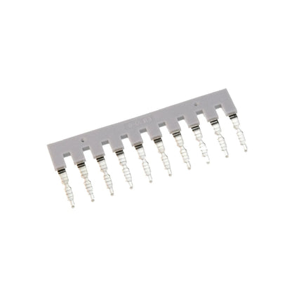 10 piezas Bloque de terminales de riel DIN UK-2.5B Cable Conductor eléctrico Conector universal Bloque de terminales de conexión por tornillo UK2.5B