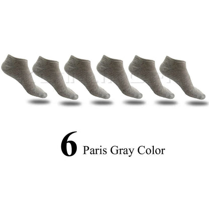6 Pairs/Lot Cotton Socks Thin Breathable Socks High Quality No Show Boat Socks Short Men Women Insert Pads