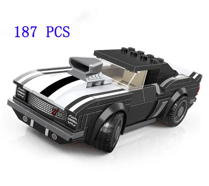 Racing Car City Speed Champions Sports Model Building Blocks DIY Bricks MOC Toy Classic Rally Super Racers Vehicle f1 technique