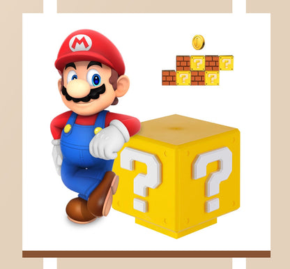 same type of voice charging USB induction Mario question mark light creative night light overhead childhood game light