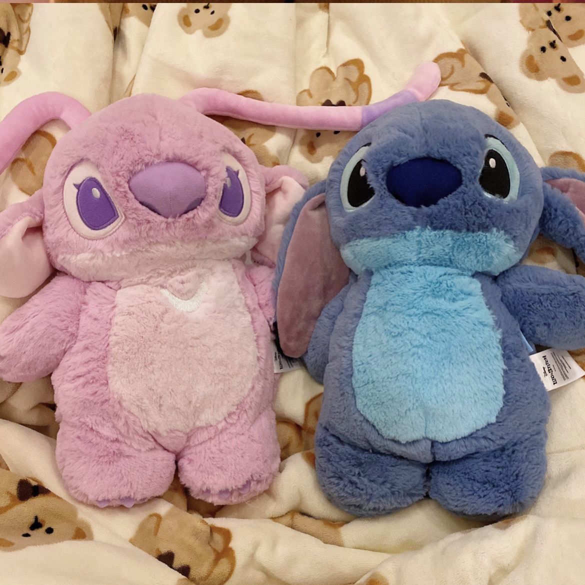 Angel Stitch winter cute plush doll water-filled hot water bottle student girl hot water bottle hot water bottle water-filled