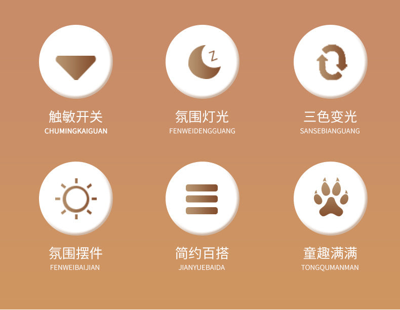 same type of voice charging USB induction Mario question mark light creative night light overhead childhood game light