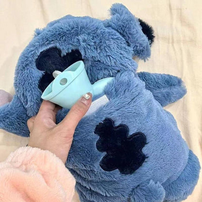 Angel Stitch winter cute plush doll water-filled hot water bottle student girl hot water bottle hot water bottle water-filled
