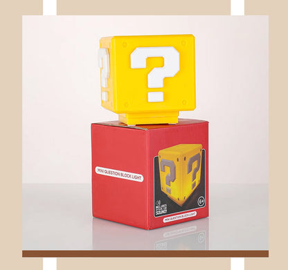 same type of voice charging USB induction Mario question mark light creative night light overhead childhood game light