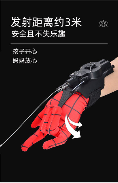 2024 New Ml Legends Spiderman Web Shooters Usb Charging Spider Man Wrist Launcher Cosplay Peter Parker Props Gloves Toys Gifts