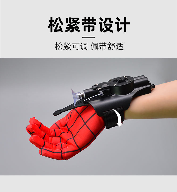 2024 New Ml Legends Spiderman Web Shooters Usb Charging Spider Man Wrist Launcher Cosplay Peter Parker Props Gloves Toys Gifts
