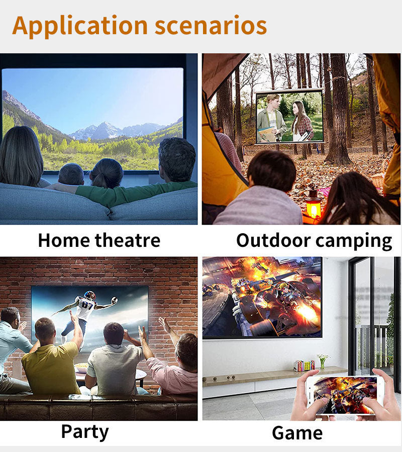 Miniproyector Xiaomi YG300, portátil, para cine en casa, Smart TV, proyector láser, cine 3D, LED, vídeo, películas 4K HD a través del puerto HD